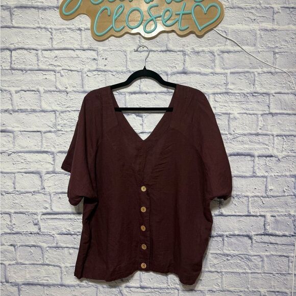 Free people memory of love linen top - Picture 8 of 15